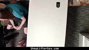 Bratty Shoplyfter Teen Caught Stealing Jewelry Gets Rough Fuck!