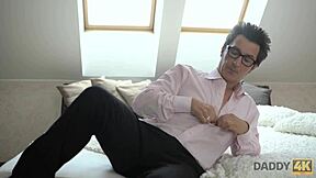 Jennifer Simons Craves Old Man Cock in Young Teen Blowjob Frenzy!