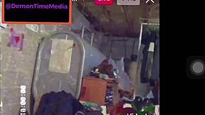 ebony teen twerks her big ass on instagram during demon time live