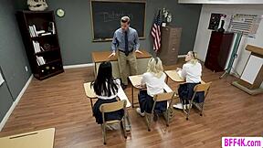 imagine licking tight college teen pussies then fucking them in classroom huh teacher?