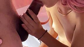 latino stepbro rips off my thong in bed for rough pussy licking and fucking