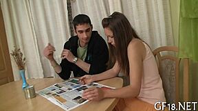 that babe slowly peels off his blue shirt teasingly