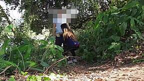 Big Cock Pounds Teen Ass by the Riverside