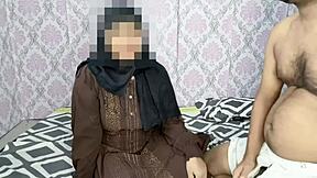 Hijab Muslim Stepsis Fucks Hindu Stepbro on Rakshabandhan Hardcore