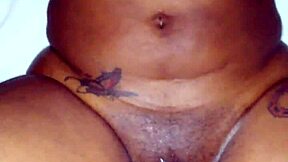 Young black ebony teen chick ready for hardcore action