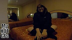 Me FOLLO A UNA hermosa CHUBBY llamada MIMI con CUMSHOT facial!