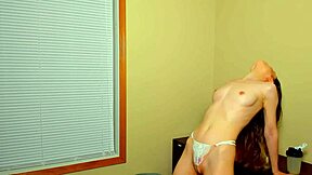 i rub my wet teen pussy hard on live webcam  