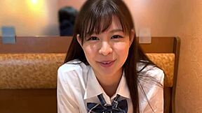 Yuki 18 skips class uniform creampie hotel fuck