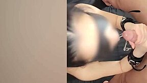 asian slave girl trained sucking dick bdsm petite pigtails forever