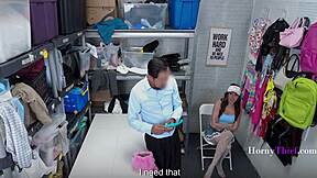 teen shoplifter slay kay blackmailed by cop juan largo for public sex