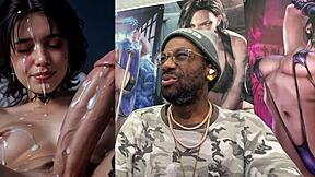 Freckled Trans Teen Cums Hard from Accidental Boner