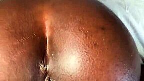 petite ebony takes bbc deep in creamy pussy