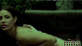 lesbian nina teases perfect body and tits in limo ride 🔥🍑