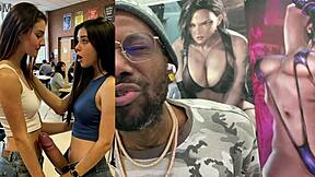 Freckled Trans Teen Cums Hard from Accidental Boner