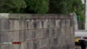 Skinny japanese makoto kasai stretched extreme trio fuck