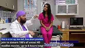 dr tampa checks neighbor misty addams first gyno exam