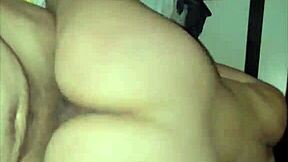 her huge latina ass bounces wild on my cock ridin sexy...