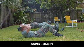 drill instructor freeuses these hot 18+ boot camp sluts anytime 😈 dani blu callie black