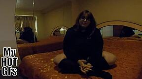 Me FOLLO A UNA hermosa CHUBBY llamada MIMI con CUMSHOT facial!