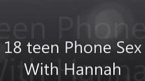 18yo Blonde Hannah's Phone Sex Makes Me Cum!