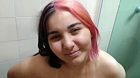 Pregnant Teen Ninfetinha Loves Exhibiting Her Belly And Peeing