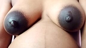 pregnant bride's married boobs look so tempting  