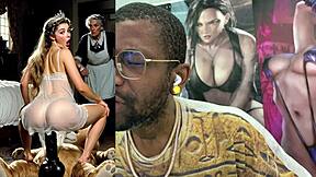 Classic blonde rides hard into shaved pussy pov