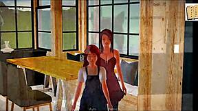what secrets hide in my new family with big ass milf brunette?