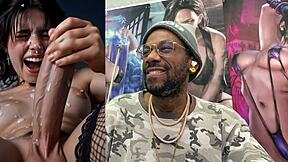 Freckled Trans Teen Cums Hard from Accidental Boner