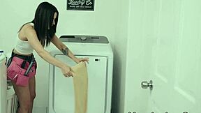 anna claire clouds fucks chanel camryn's pussy with strapon in dorm