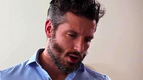 SMALL TITS BABYSITTER SEDUCED BY BOSS FOR DEEPTHROAT FACE FUCK AND PUSSY POUNDING