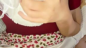 Wanna see me rip clothes off this tight hairy vietnamese pussy and creampie her hard??