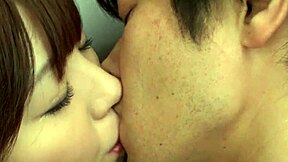 Skinny Japanese Schoolgirl Sucks Virgin Classmate's Cock for CIM Home Alone