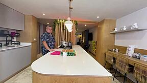 my raise fucks cuckold boss's bbw latina milf wife doggystyle with my manager cock!