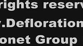 Blonde Timid Virgin Adrien Stone's Hardcore Defloration Doggystyle