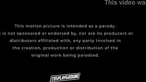 Sage Hunter Begs Ghoul for Rough Outdoor Fuck and Facial Cumshot Cosplay