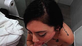 after shower latina milf bends for stepson's big cock pounding pov doggystyle cowgirl creampie theyoungnico