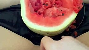 watermelon in my tight arab teen pussy causes squirting orgasms los angeles