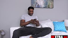 roommate's big black cock makes squirter queenie sateen moan nonstop