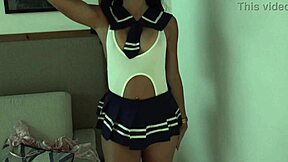 beautiful model lingerie g-string try-on haul