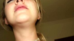 Blonde Girlfriend Rides Cock Doggystyle Creampie Vacation Sextape