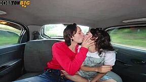 imagine fucking this tiny sexy colombian student rough in a moving car public flashing tight pussy