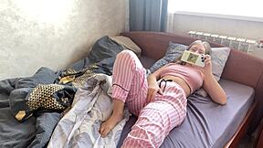 watching porn and masturbating hits that homemade orgasm so good