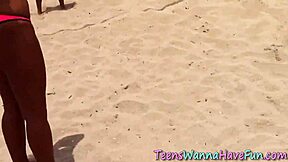 party teens 18+ sharing massive facials at wild outdoor bash
