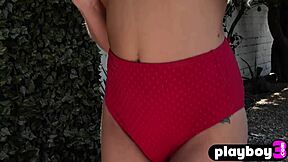Elsa jean strips rips clothes shows perfect big ass body
