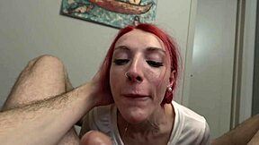 Pay Redhead Babysitter Cash To Rip Skirt Pound Tight Pussy Rough