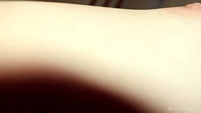 Blonde Girlfriend Rides Cock Doggystyle Creampie Vacation Sextape