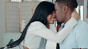 Ember snow takes isiah maxwell's anal doggy pounding