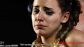 Brunette Teen Slave Struggles First