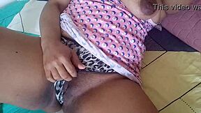 oh man nothing beats caressing my big tits massaging my pussy alone squirting everywhere...